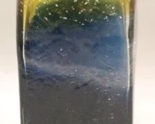 362 - Art Glass Vase 11" t x 4" x 4"
