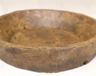 382 - Wood Round Bowl 2.5" t x 11.5" round