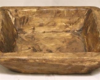 387 - Square Wood Bowl 12" x 12" x 3.5" deep