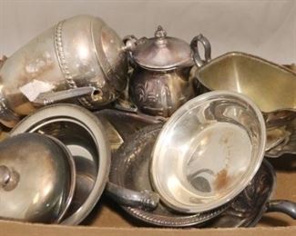 431 - Tray Lot of Silver Plated Items