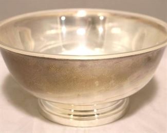 
432 - Gorham Silver Plated Revere Bowl w/ Plastic liner 9" round x 4.5" tall