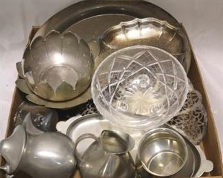 437 - Tray Lot of Silver Plated Items