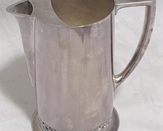 440 - Silver Plated Pitcher by Poole Silver 8" x 4.5"