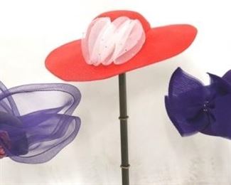 516 - Lot of 3 Vintage Hats