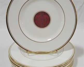 527 - Royal Doulton "Martinique" Salad Plates 8pcs 8 round