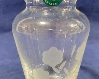 537 - Lenox Crystal Vase 5 tall