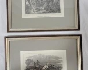 
548 - Pair of Framed Engravings 13 x 10.5 12 1/2 x 10 1/2
