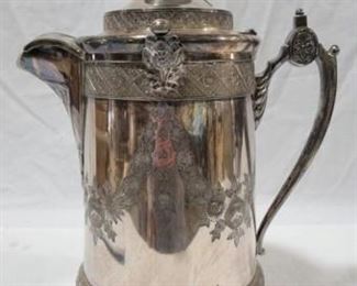 
550 - Reed and Barton Porcelain Lined Tankard 13.5 tall