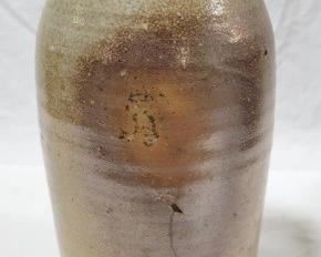 594 - Crock - 12" tall x 5.5" round