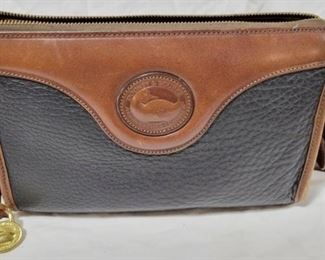 602 - Dooney & Bourke All Weather Leather Purse 9.5" x 6" x 3"