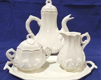 607 - 4-Piece Ironstone Tea Set by Red Cliff