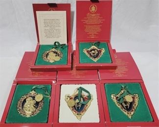 612 - Kurt Adler Vatican Library Christmas Ornaments (5)