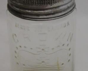 869 - Crown Imperial Mason Jar - 5 3/4" x 3"