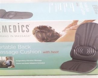 891 - Homedics portable back massage cushion in box
