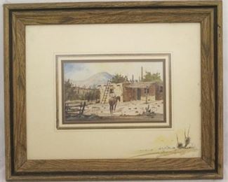 927 - William T Zivic framed print 17 x 13 1/2