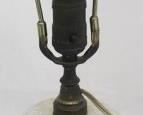 945 - Vintage glass lamp 19" tall