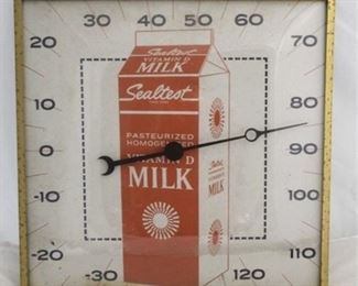1096 - Vintage Sealtest Milk thermometer 12 x 12