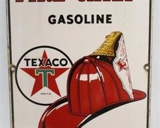 1098 - Texaco Fire Chief metal sign 12 x 18