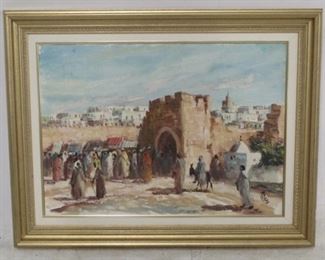 1223 - Oil on Canvas signed 26" x 34.5"