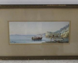 
1226 - Oil on Board signed 12" x 21"