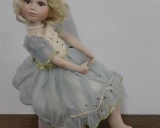 1258 - Vintage Doll - 10" tall