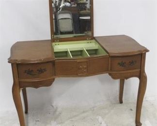 1271 - French Lift Top Vanity w/ Mirror 29.5" x 43" x 20.5"