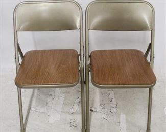 1291 - Pair of Folding Chairs 30" x 17" x 15.5"