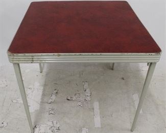1292 - Folding Table 27.5" x 30.5" x 30.5"