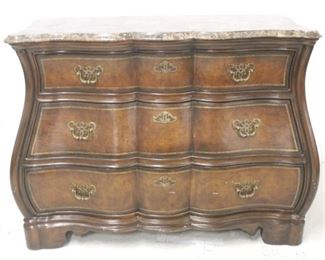 1298 - Ernest Hemingway bombe 3 drawer chest Ernest Hemingway Collection 40" x 52" x 23"