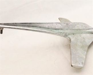 1314 - Vintage hood ornament 17 x 9 1/2