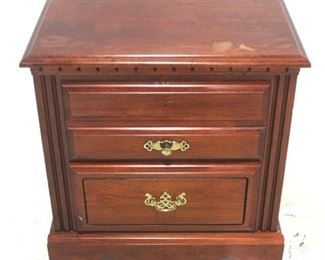 
1353 - Broyhill mahogany bedside stand 25 x 23 x 15