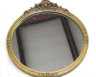 1359 - Carved vintage wall mirror 22 1/2 x 19 1/2