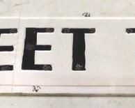 1387 - Metal Sweet Tea sign 14 x 57
