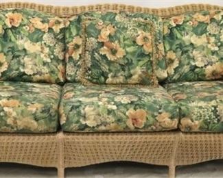 2563 - Wicker sofa by Tradewinds 36 x 78 x 25
