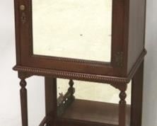2590 - English Victorian carved petite etagere 44 x 16 1/2 x 12 1/25
