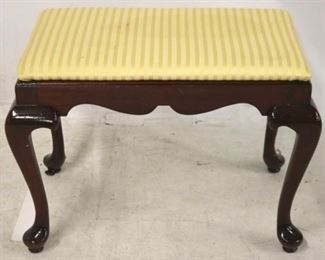 2592 - Queen Anne footstool 18 x 23 x 14

