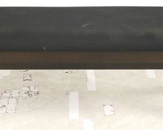 2605 - Upholstered top X leg wooden bench 18 x 48 x 16 1/2
