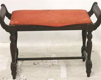 2668 - Vintage vanity bench 20 x 29 1/2 x 13 1/2
