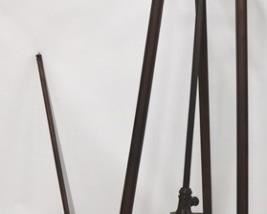 2732 - Mahogany carved easel (project) 68 x 24 Support broken on easel, but have extra one to replace with
