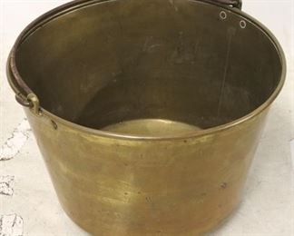 2759 - Large brass bucket with handle 14 x 20 x 20
