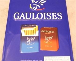 3296 - Gauloises Cigarettes metal sign 14 x 11
