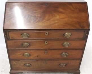 3371 - English mahogany slant front secretary 42 x 40 x 20
