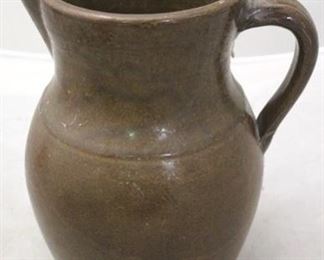 4009 - Stoneware 1 gallon pitcher 11" tall

