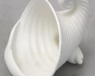 4011 - Pottery cornucopia 9 x 6 1/2
