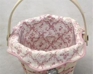 4024 - 2001 Longaberger Hope basket American Cancer Society 8 x 5 1/2
