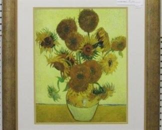 9011x - Sunflowers giclee by Vincent Van Gogh 24 x 28
