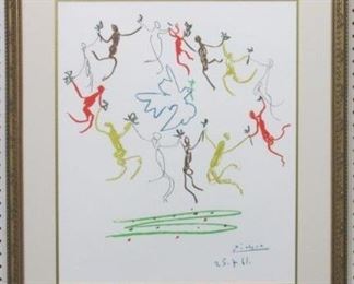 9016 - La Ronde Silkscreen by Pablo Picasso 27 x 30
