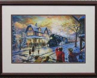 9028 - All Aboard Giclee by Thomas Kinkade 28 x 21
