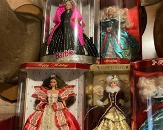 holiday barbie dolls 