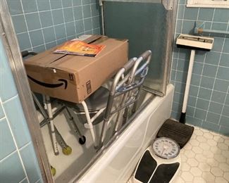 WALKERS, SHOWER CHAIRS, BATH SCALES 